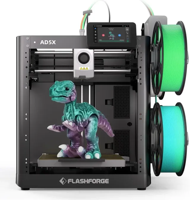 Flashforge AD5X Multi-colour CoreXY 3D Printer - $483.65 ($472.27 Plus) delivered @ eBay