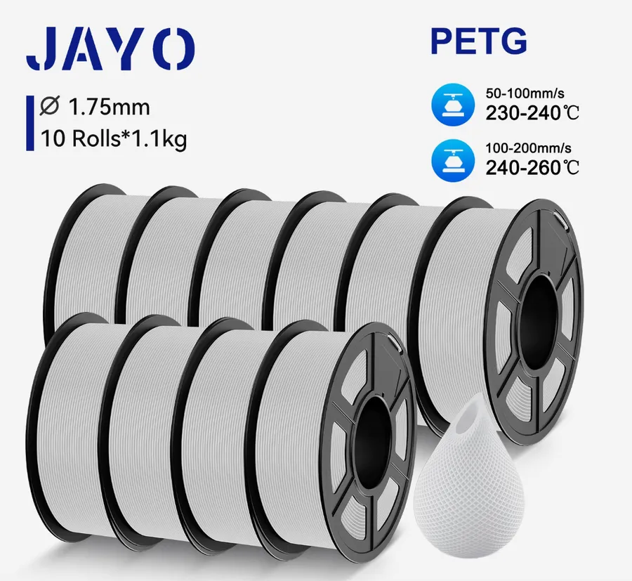 10kg JAYO Bulk Single Colour from $8.30 per roll