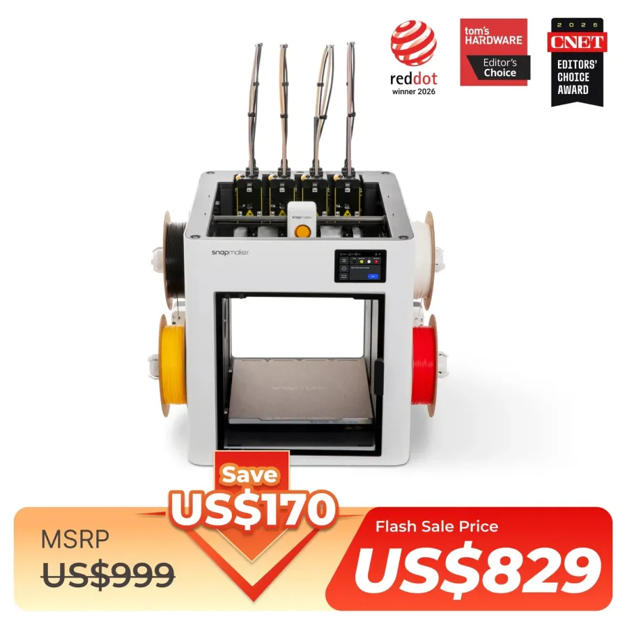 Snapmaker U1 4-toolhead 3D printer - approx. A$1,226 delivered @ Snapmaker
